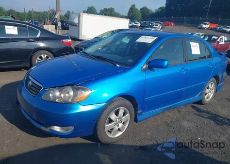 2007 Toyota Corolla S из США, поврежденный, VIN 2T1BR32E77C839748